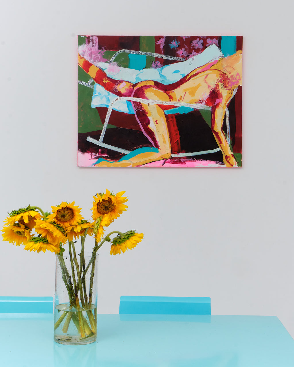"Figure on a Lounger"